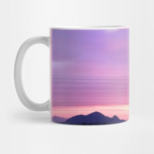 Pink and purple sunset Mug